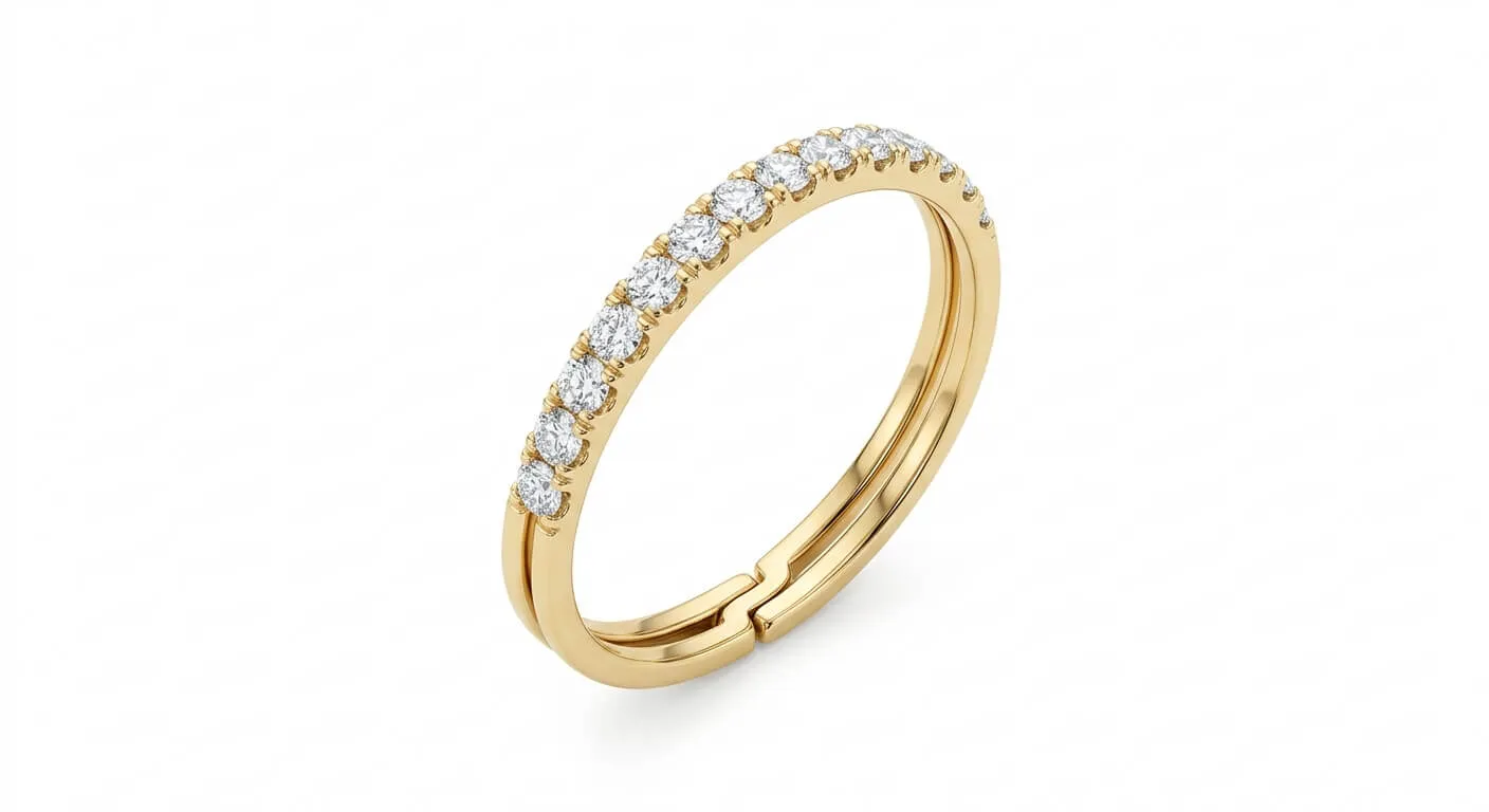 ハーフエタニティ リング